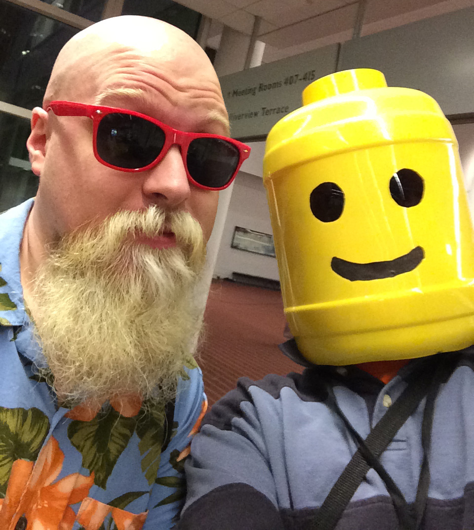 My Lego Minifig cosplay with Master Roshi